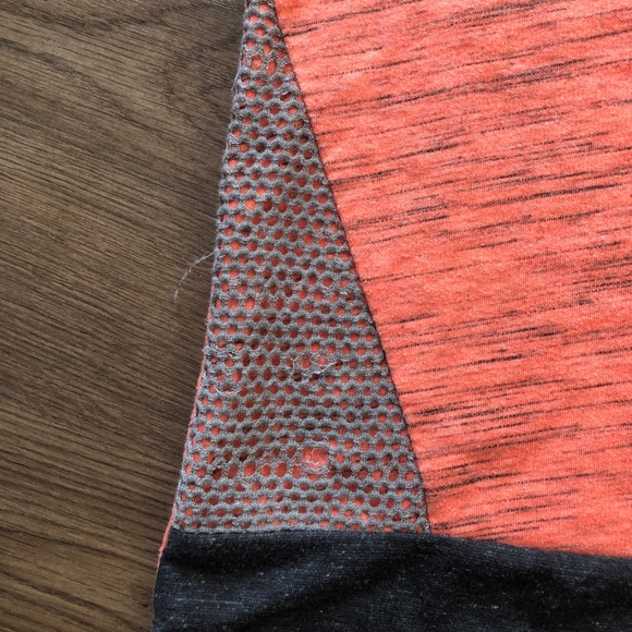 BCG VINTAGE Orange Black Tank Retro 80s Workout Top - Picture 6 of 9